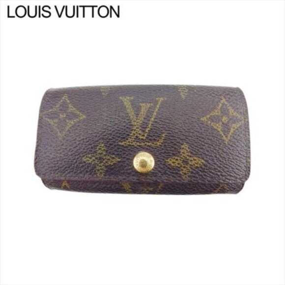 LOUIS VUITTON Key Case Monogram Monogram Canvas Authentic Used - Picture 1 of 10